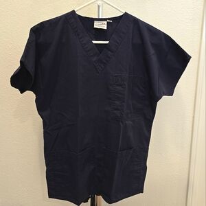 SCRUBS Navy Blue Top